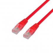 CABLE RED UTP CAT6 RJ45 AISENS 1M ROJO - Imagen 1