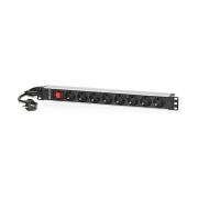 REGLETA 8 TOMAS INTE. SALICRU SPS 8F PDU SCH/SCH - Imagen 1