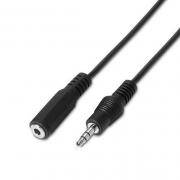 CABLE AUDIO 1XJACK-3.5M A 1XJACK-3.5H 1.5M AISENS - Imagen 1