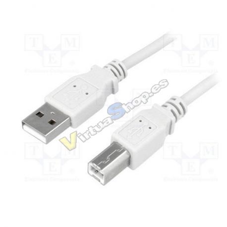 CABLE USB(A) 2.0 A USB(B) 2.0 LOGILINK CU0008 3M - Imagen 1