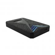 CAJA EXTERNA 2.5  USB3.1 SATA TOOQ GAMING LEDS AZULES - Imagen 1