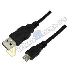 CABLE USB(A) 2.0 A MICRO USB(B) 2.0 LOGILINK 0.6M - Imagen 1