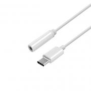 ADAPTADOR USB-C M A JACK 3.5 H AISENS 15CM BLANCO - Imagen 1