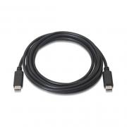 CABLE USB TIPO C 2.0 M A USB TIPO C M AISENS 0.5M - Imagen 1