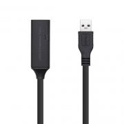 CABLE USB(A)M 3.0 A USB(A)H CON AMPLIFICADOR Y ALIMENTADOR - Imagen 1