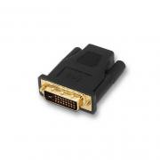 ADAPTADOR DVI(A)M A HDMI(A)H AISENS NEGRO MACHO A HEMBRA/OR - Imagen 1