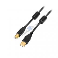 CABLE USB(A)M 2.0 IMPRESORA A USB(B)M AISENS 2M 2M/MACHO A - Imagen 1