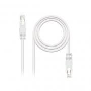 CABLE RED UTP CAT6 RJ45 NANOCABLE 2M BLANCO AWG24 10.20.040 - Imagen 1