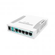 HUB SWITCH 5 PTOS MIKROTIK RB260GS 5xGIGABIT PoE CSS106-5G- - Imagen 1