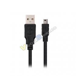 CABLE USB(A) 2.0 A MINI USB(B) NANOCABLE 1.8M NEGR 1.8M/MAC - Imagen 1