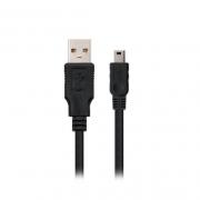 CABLE USB(A) 2.0 A MINI USB(B) NANOCABLE 1.8M NEGR 1.8M/MAC - Imagen 1