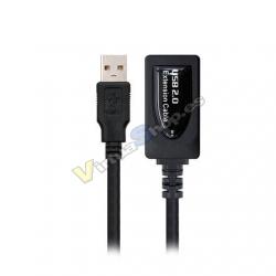 CABLE USB(A) 2.0 A USB(A) NANOCABLE+AMPLIFICAD. 5M 5M/MACHO - Imagen 1