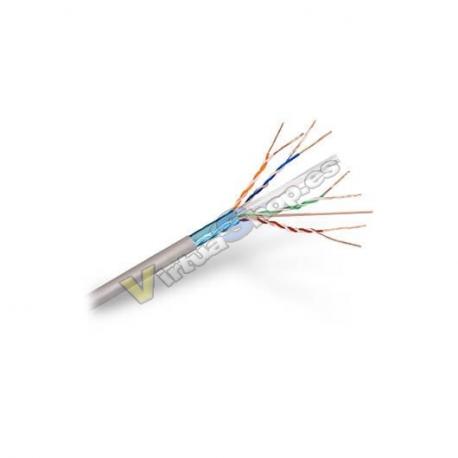 CABLE RED FTP CAT6 RJ45 AISENS 100M GRIS AWG24/RIGIDO A136- - Imagen 1