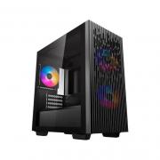 TORRE MICRO ATX DEEPCOOL MATREXX 40 3F LED NEGRO CRISTAL TE - Imagen 1