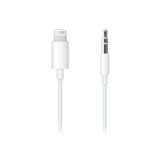 CABLE APPLE LIGHTNING A AUDIO 3.5MM BLANCO - Imagen 1