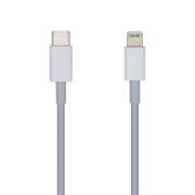 CABLE LIGHTNING A USB AISENS PARA APPLE 20CM BLANCO - Imagen 1