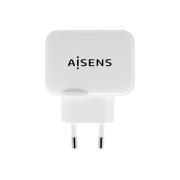 CARGADOR USB CASA AISENS CONTROL AI BLANCO - Imagen 1