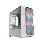 TORRE MICRO ATX COOLERMASTER TD300 MESH BLANCA - Imagen 1