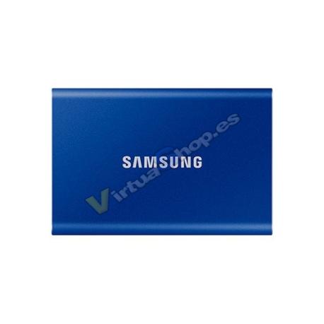 DISCO DURO SSD SAMSUNG 1TB PSSD T7 NVME EXTERNO AZUL - Imagen 1