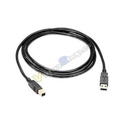 CABLE USB(A) 2.0 A USB(B) 2.0 PHASAK 2M NEGRO - Imagen 1