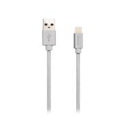 CABLE LIGHTNING TRENZADO A USB(A) 2.0 CANYON 1M WH