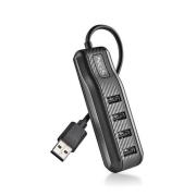 HUB 4 PUERTOS USB 2.0 NGS PORT 2.0 NEGRO