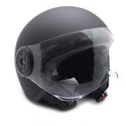 Casco Moto Jet Negro con gafas Protectoras Talla M