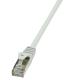 CABLE RED F/UTP CAT5E RJ45 LOGILINK 1M PARCHEO AWG26/7 TREN