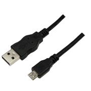 CABLE USB(A) 2.0 A MICRO USB(B) 2.0 LOGILINK 1.8M MACHO A M