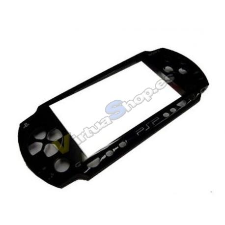 CARCASA FRONTAL PSP 3000 NEGRA - Imagen 1