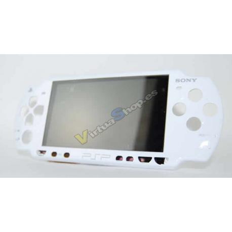 CARCASA FRONTAL PSP SLIM BLANCA - Imagen 1