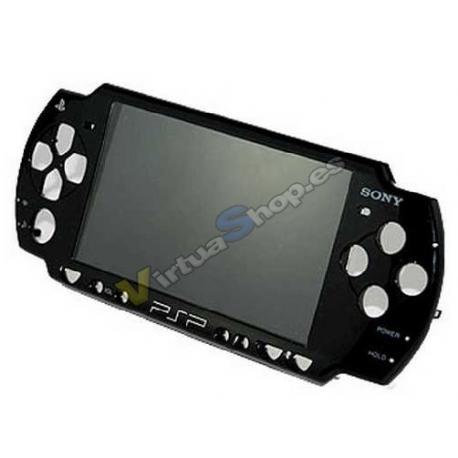 CARCASA FRONTAL PSP SLIM NEGRA