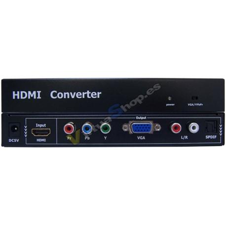 Conversor HDMI a VGA o YPbPr