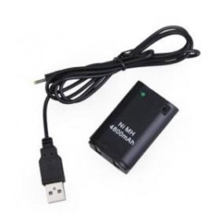 XBOX360 CARGA Y JUEGA NEGRO PACK BATERIA