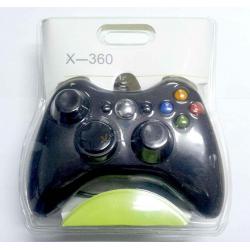 XB360 PAD CONTROL CON CABLE NEGRO COMPATIBLE 2