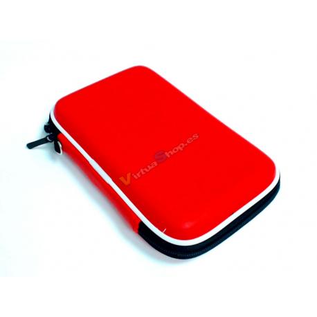 Funda trans. DSi XL y 3DS XL (roja) - Imagen 1