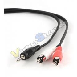 Cable 3.5 mm stereo a RCA 1,5mm
