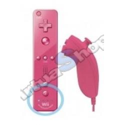 Mando Wii Plus Rosa + Nunchuk - Imagen 1