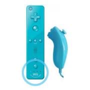 Mando Wii Plus Celeste + Nunchuk - Imagen 1