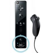 Mando Wii Plus Negro + Nunchuk - Imagen 1