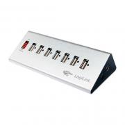 HUB 7 PUERTOS USB2.0+1CARGA RAPIDA LOGILINK UA0225 - Imagen 1