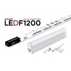 Tubo LED Integrado F1200 120CM 16W 6500K Luz Fría 1400LM Radiant - Imagen 1