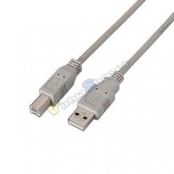 CABLE USB(A) A USB(B) AISENS A101-0003 BEIGE - Imagen 1