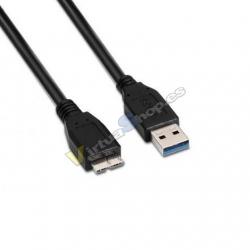 CABLE USB(A) A MICRO USB(B) 3.0 AISENS 2M NEGRO - Imagen 1