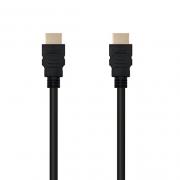 CABLE HDMI(A) A HDMI(A) 4K 1.5M NANOCABLE NEGRO - Imagen 1