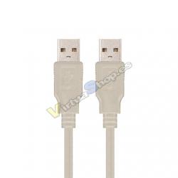 CABLE USB(A) 2.0 A USB(A) 2.0 NANOCABLE 1M - Imagen 1