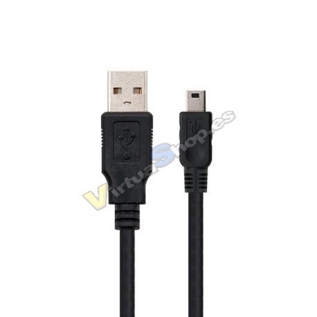 CABLE USB(A) 2.0 A MINI USB 5 PIN NANOCABLE 1M - Imagen 1