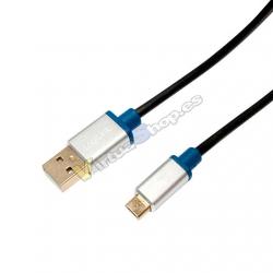 CABLE USB(A) 2.0 A MICRO-USB(B) 2.0 LOGILINK 1M - Imagen 1