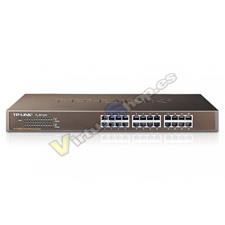 HUB SWITCH 24 PTOS 10/100 TP-LINK SF1024 19" - Imagen 1