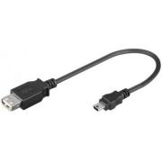 CABLE USB-H A MINI-USB-M 0.2M